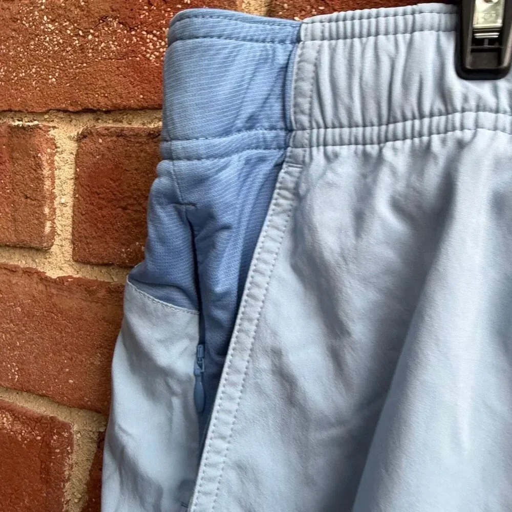 The North Face Men's Drawstring Athletic Pull-on Shorts Two-tone Blue XL NEW